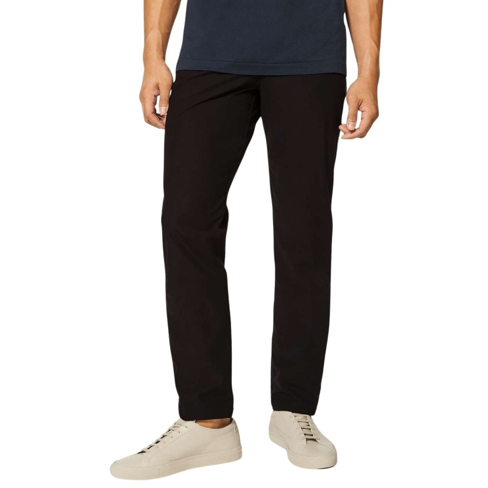 Lululemon Pants Mens 31 Black ABC Classic Fit Warpstreme‎ Trousers Chino M5335S